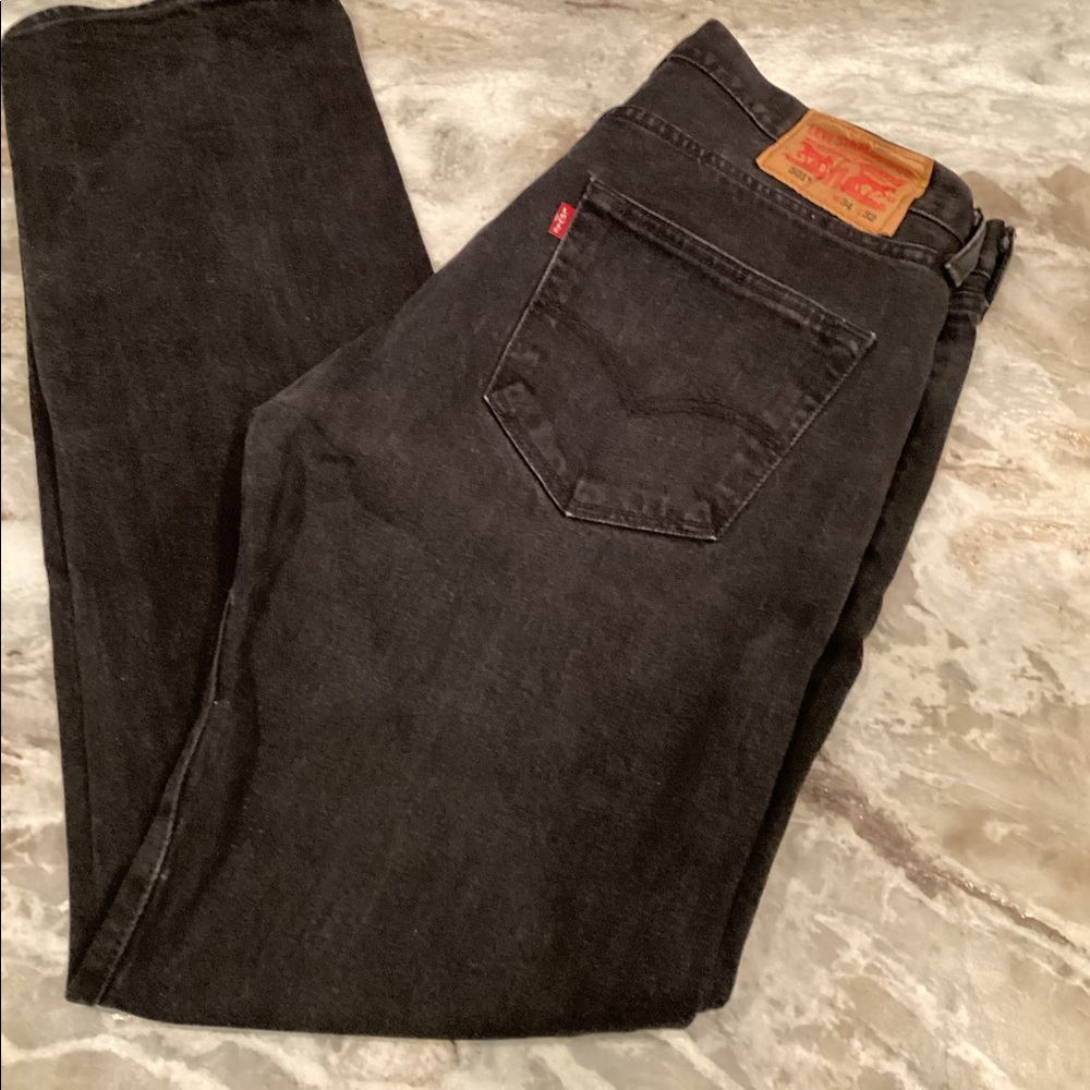 Levi's 501 Black Straight Men's Jeans